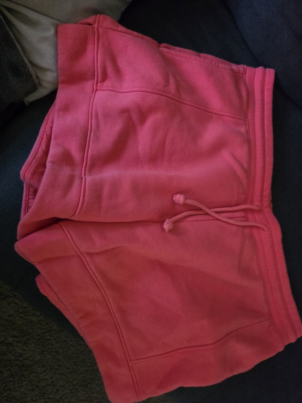 DSG Orange Drawstring Athletic Shorts. XL
